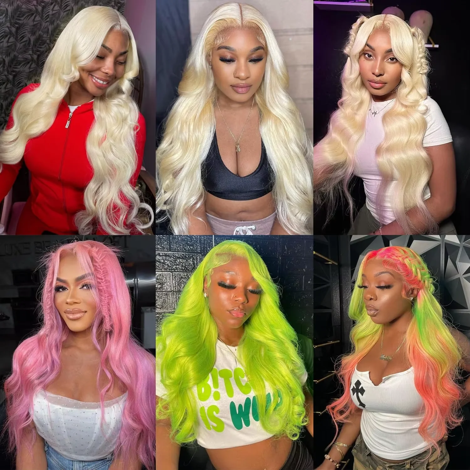 250% Density Blonde Body Wave Lace Front Wig 613 HD Transparent Lace Frontal Wig 13x6 Glueless Wigs Human Hair For Black Women image 5