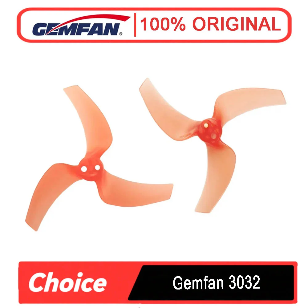 

6 пар Gemfan 3032 3-дюймовая 3-лопастная опора для ПК FPV — отверстие 2 мм по часовой/против часовой стрелки, замена своими руками для дрона DJI AVATA 2