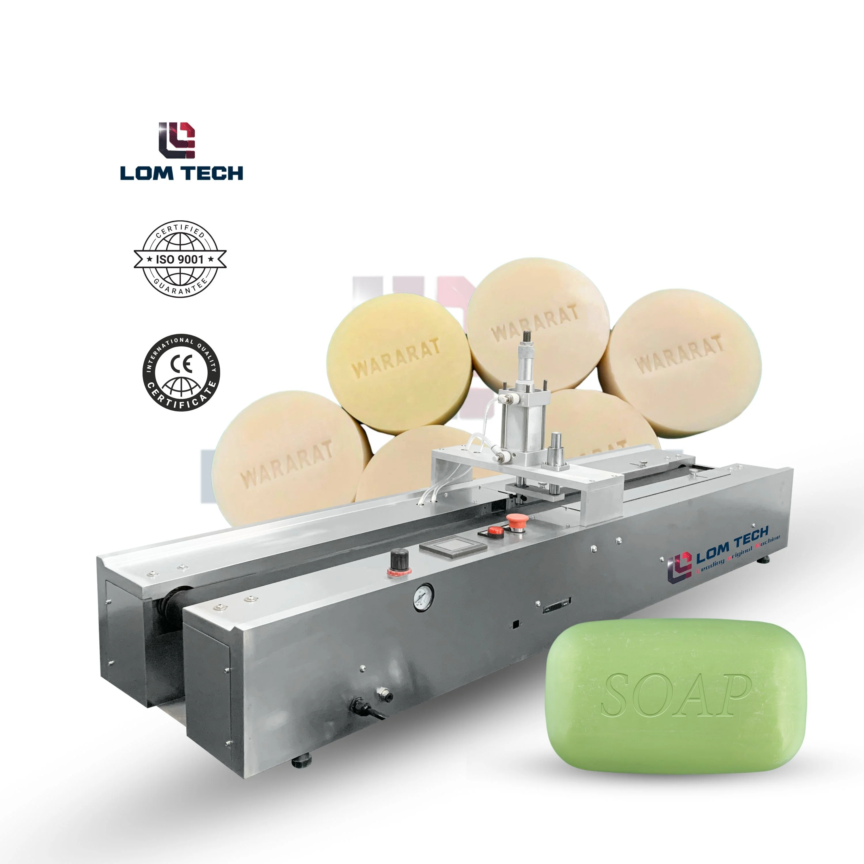Small Complete Toilet Laundry Bar Soap Plodder Extruder Maker Production Line Making Machine