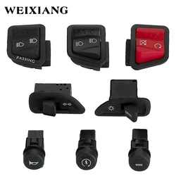 8 X Motorcycle Switches Button Horn Turn Signal High Low Beam Electric Start Buttons Assembly For PIAGGIO Zip 50 Fly 100 150