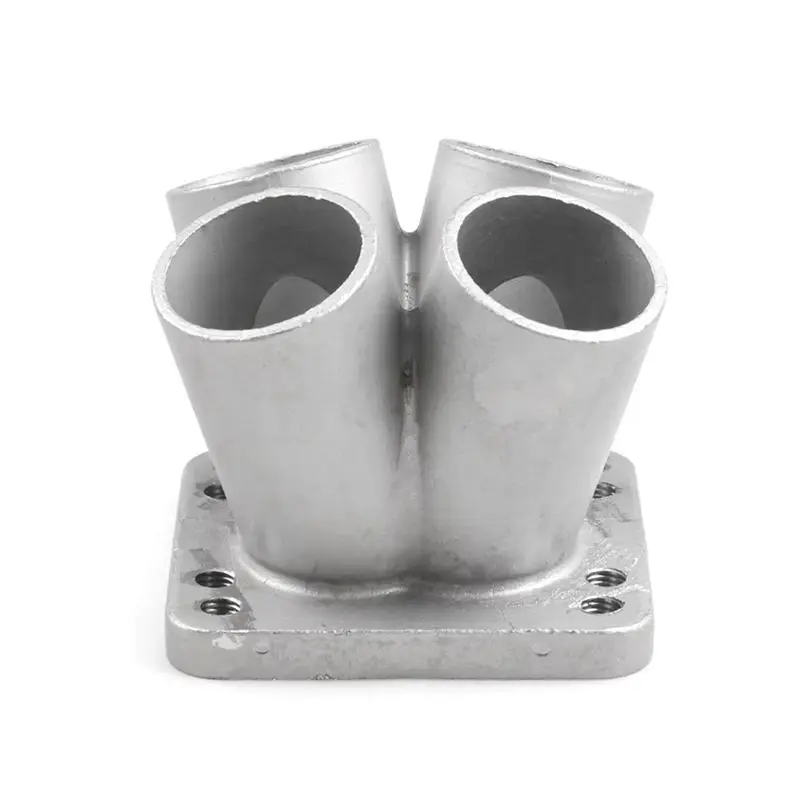 A30F-New جودة عالية يلقي 4-Hole شفة قاعدة 4-1 اسطوانة المنوع المشتركة ل T3 T4 التوربينات تعديل أجزاء السيارة #5