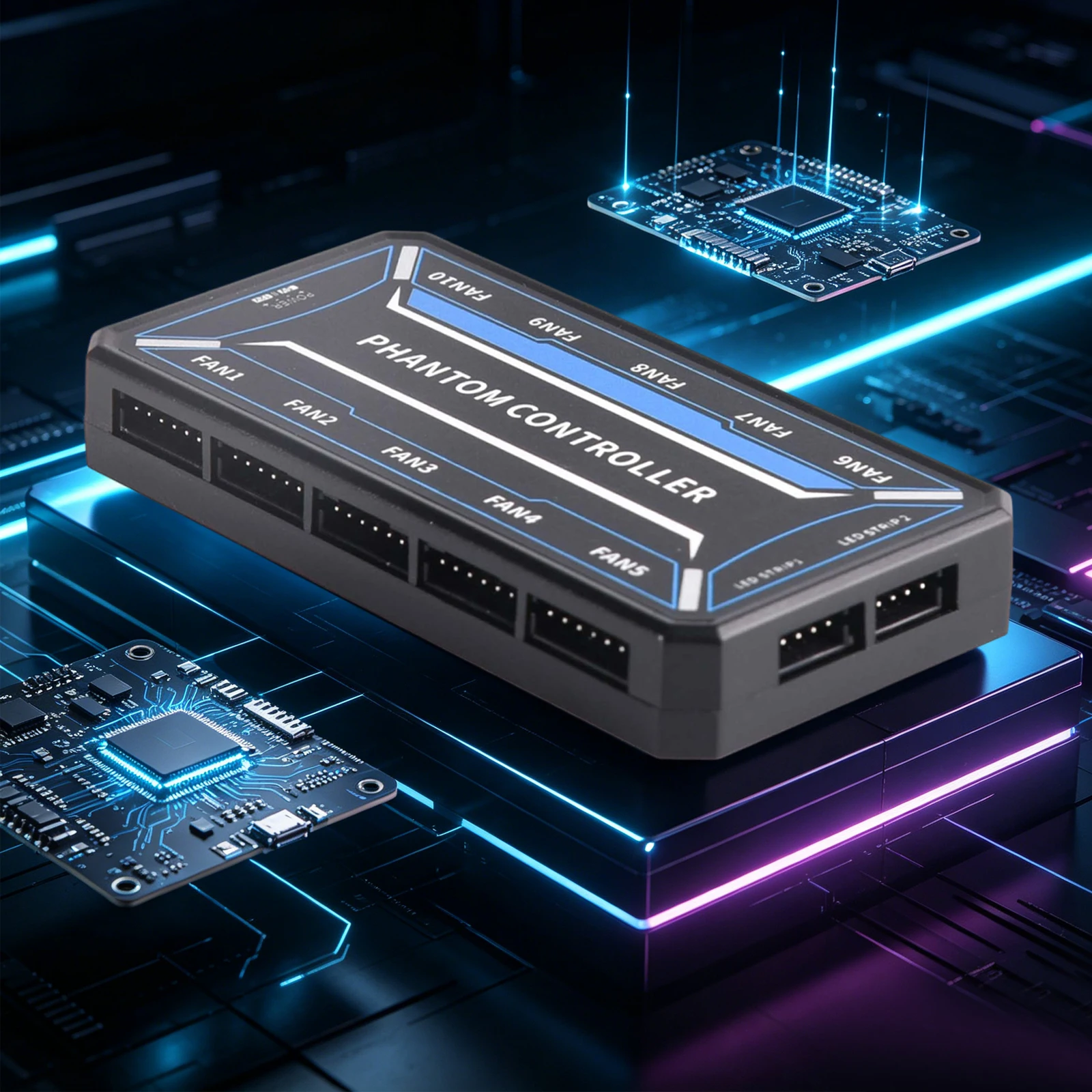 6Pin 10-Port ARGB Fan Hub Dene - Fan Hub Rgb Controller incelemesi ve fiyatı