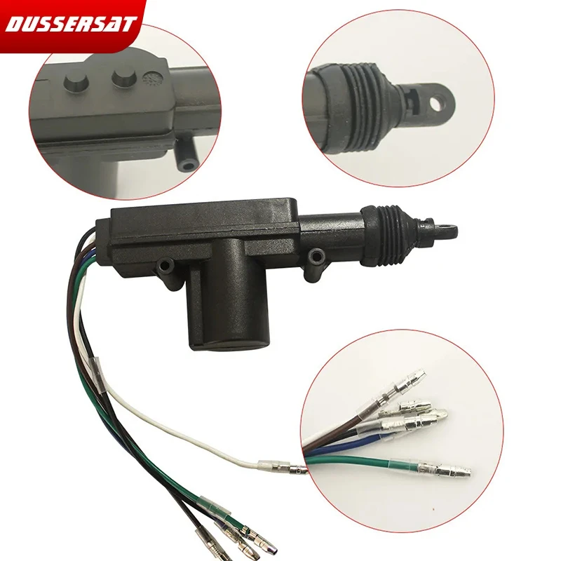 12V 5/2-Wire Auto Central Locking System - Car Door Lock Motor Anti-Theft Locking Device for Enhanced Vehicle Security