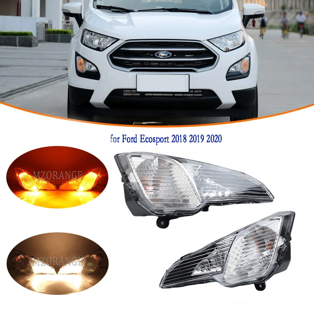 For Ford Ecosport 2018 2019 2020 Fog Light Headlight Replacements Car Accessories Halogen Fog Lamp Headlights Parts with Base