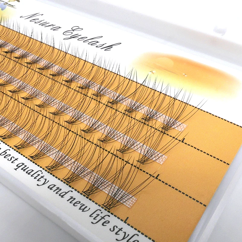 10D vison boîte à cils / 60 faisceau de extensions de cils naturels russe Personal Lash string faux cils Makeup Tool