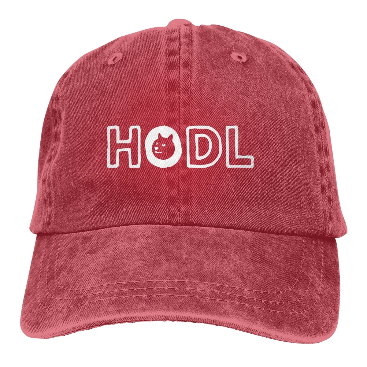 Doge Hodl White Baseball Cap Men Hats Women Visor Protection Snapback Dogecoin Cryptocurrency Miners Meme Caps