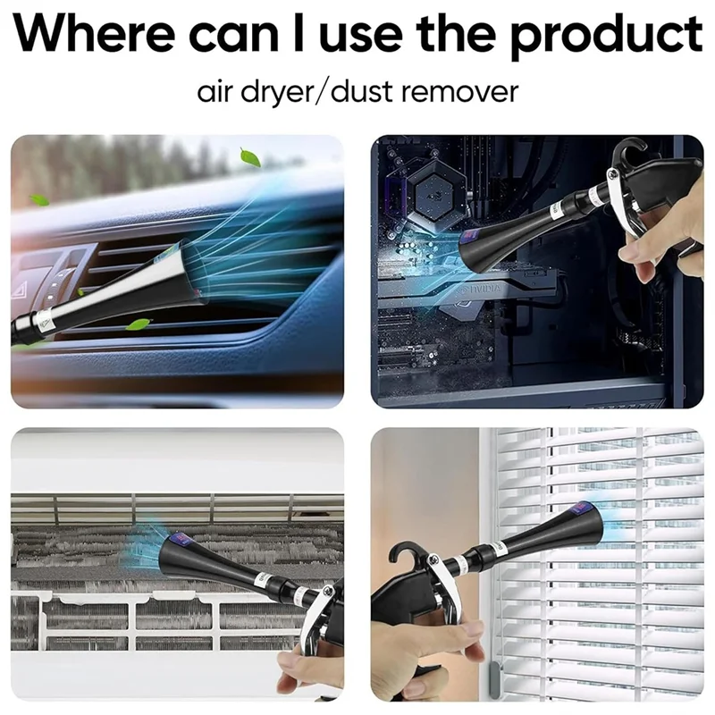 

ABRE-Tornado Car Cleaning-Gun, Air Dryers,Blowers & Blades, Tornado Air Gun, Tornado Dry Cleaning Gun,Use With Air Compressor