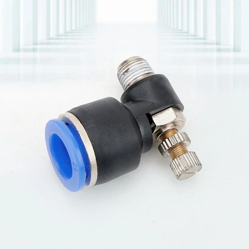 Pneumatic Air Connector Fitting Quick Connectors 1/8 1/4 3/8 1/2 Thread 4/6/8/12mm Hose Tube Fittings Pipe PL SL PU