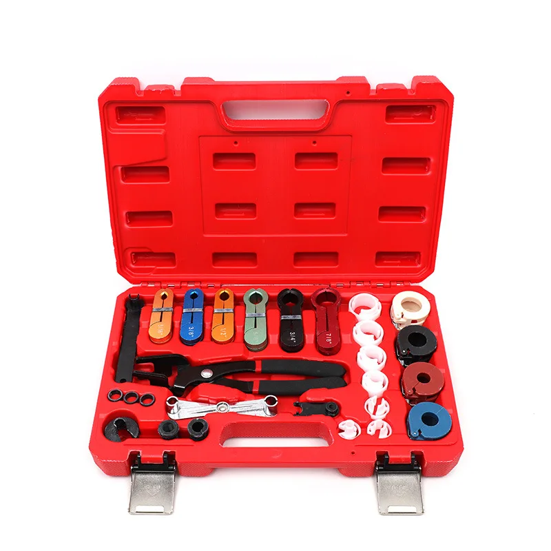 

27pcs Suitable for Audi Toyota Air Conditioning Quick Connector Fuel Pipe Remover Coaxial Refrigerant Pipe Tool Air Conditioner