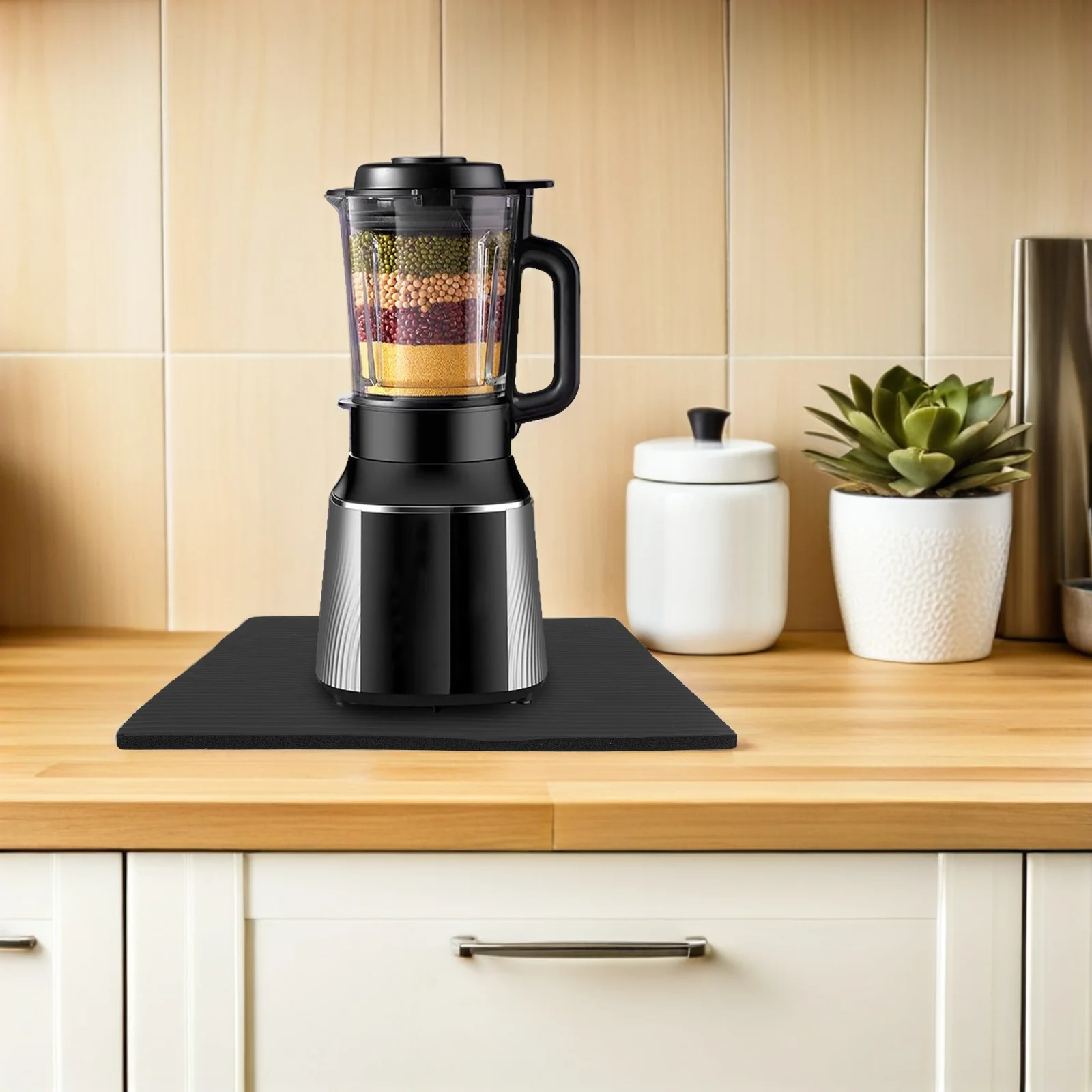 

12.97'' Anti Vibration Mat for Blender - Noise Reducing Soundproof Pad - Cushioned Shock Absorber for Mixer Juicer - Stable