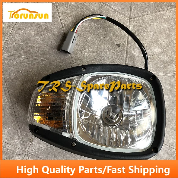 Left Head Light Assembly (LH) 7164373 for Bobcat Loader T2250 T2556 T2566 T35100 T35120 T3571 T40150 T40170