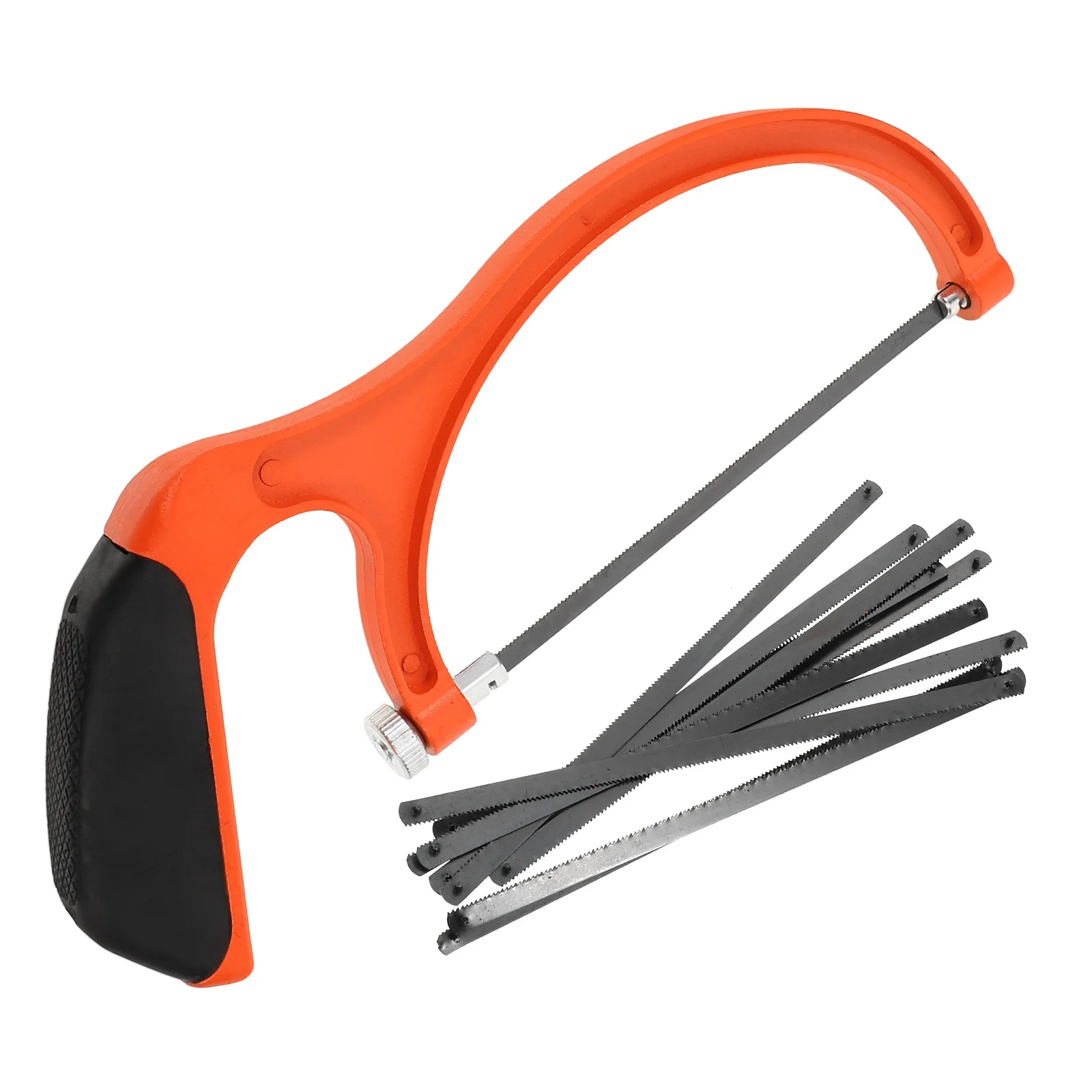 

Mini Saw U Shaped Hacksaw Portable Woodworking Hand Tool DIY Wood Cutting Craft Accessory Ergonomic Design Strong Teeth Stable