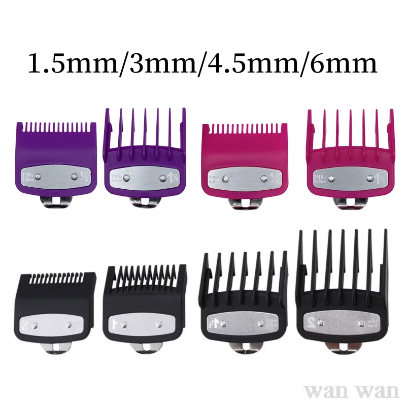 1.5mm 3mm 4.5mm 6mm Limit Comb For Wahl Electric Clipper Hair Clippers Guard Barber Shop Professional Cutting Guide Comb Y0731