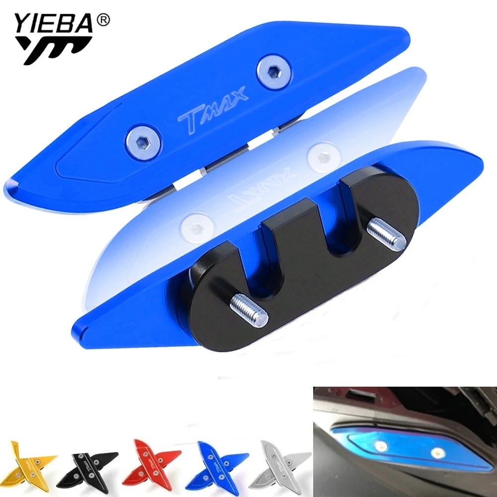 لياماها TMAX530 T-MAX 530 2012-2016 2015 TMAX 530 SX DX 2017 2018 2019 الرؤية الخلفية المرايا الجانبية قوس ثقب غطاء المشبك غطاء