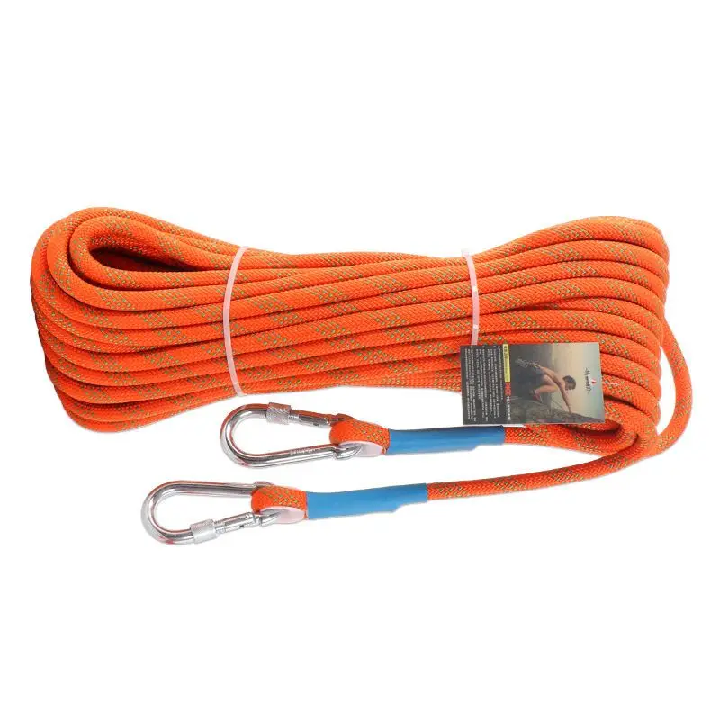 12mm Safety Rope for High-Altitude Operations - AC Installation Lanyard, Professional Rock Climbing Fall Arrest Rope