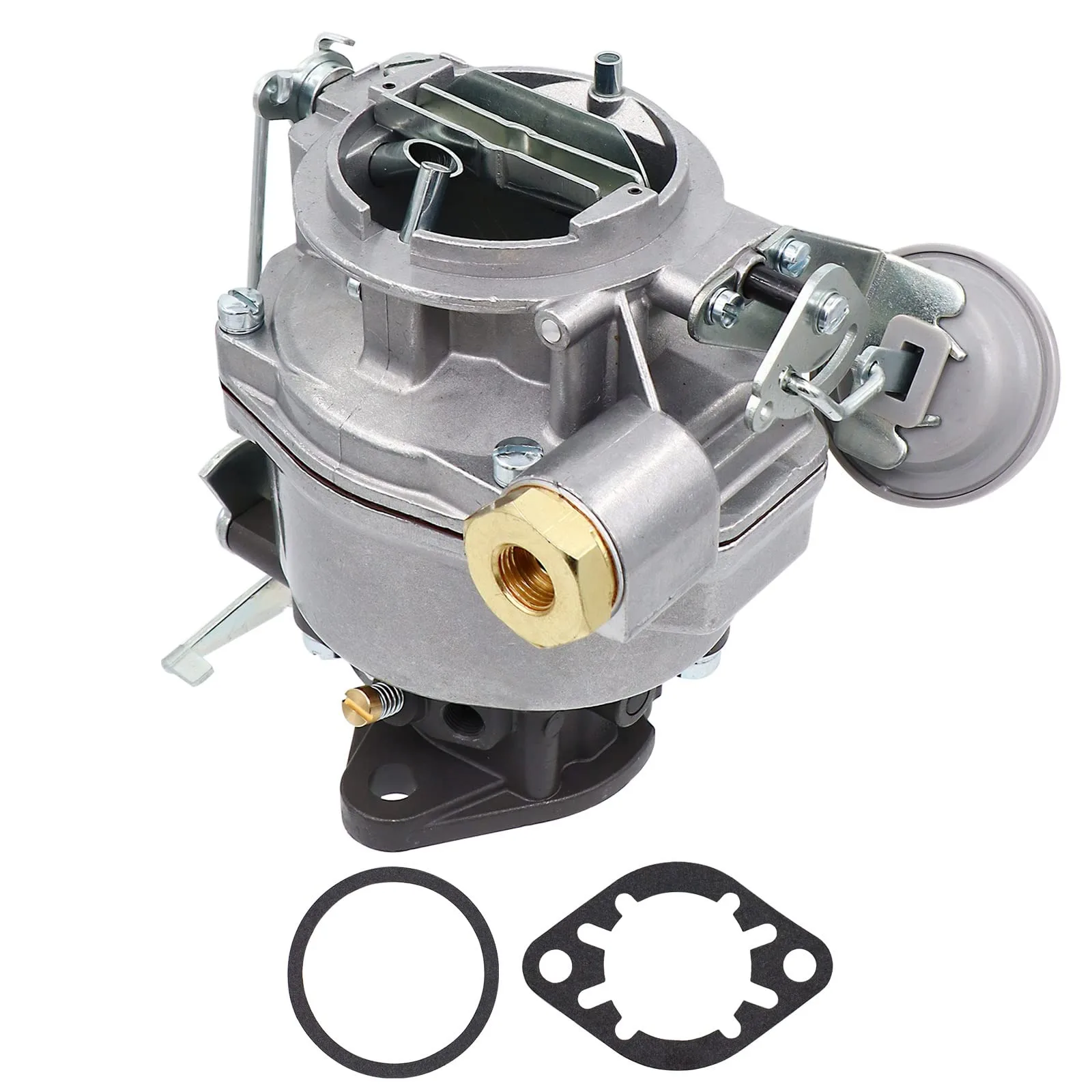 مكربن الاختناق الكهربائي 1 برميل المكربن لروتشستر شيفروليه جي إم سي 250 292 واط/ترموستات الاختناق 12 فولت #4