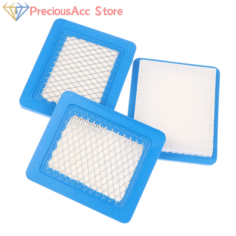 1/3Pcs N7W6 Lawn Mower Parts Square Filter Element Air Filters For Stratton 491588 491588S 399959 Quantum Series