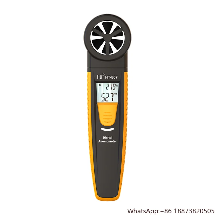 

HTI In stock HTI HT-807 wireless anemometer 1~25m range china made digital wireless wind vane anemometer