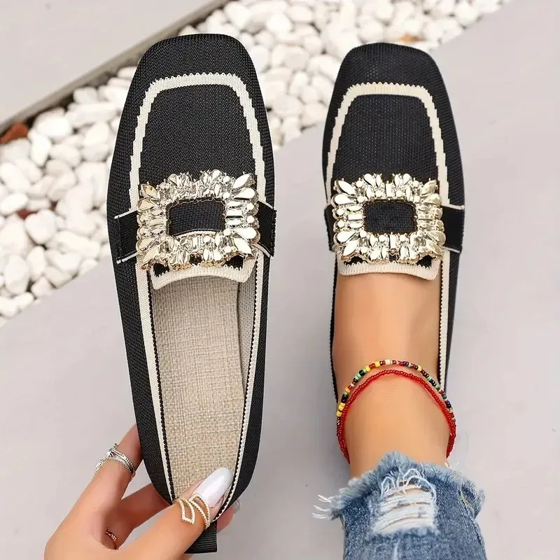 Women Flats Shoes Fashion Casual Breathable Mesh Loafers Outdoor Walking Comfortable Classical Flats Shoes Women Shoes for Women