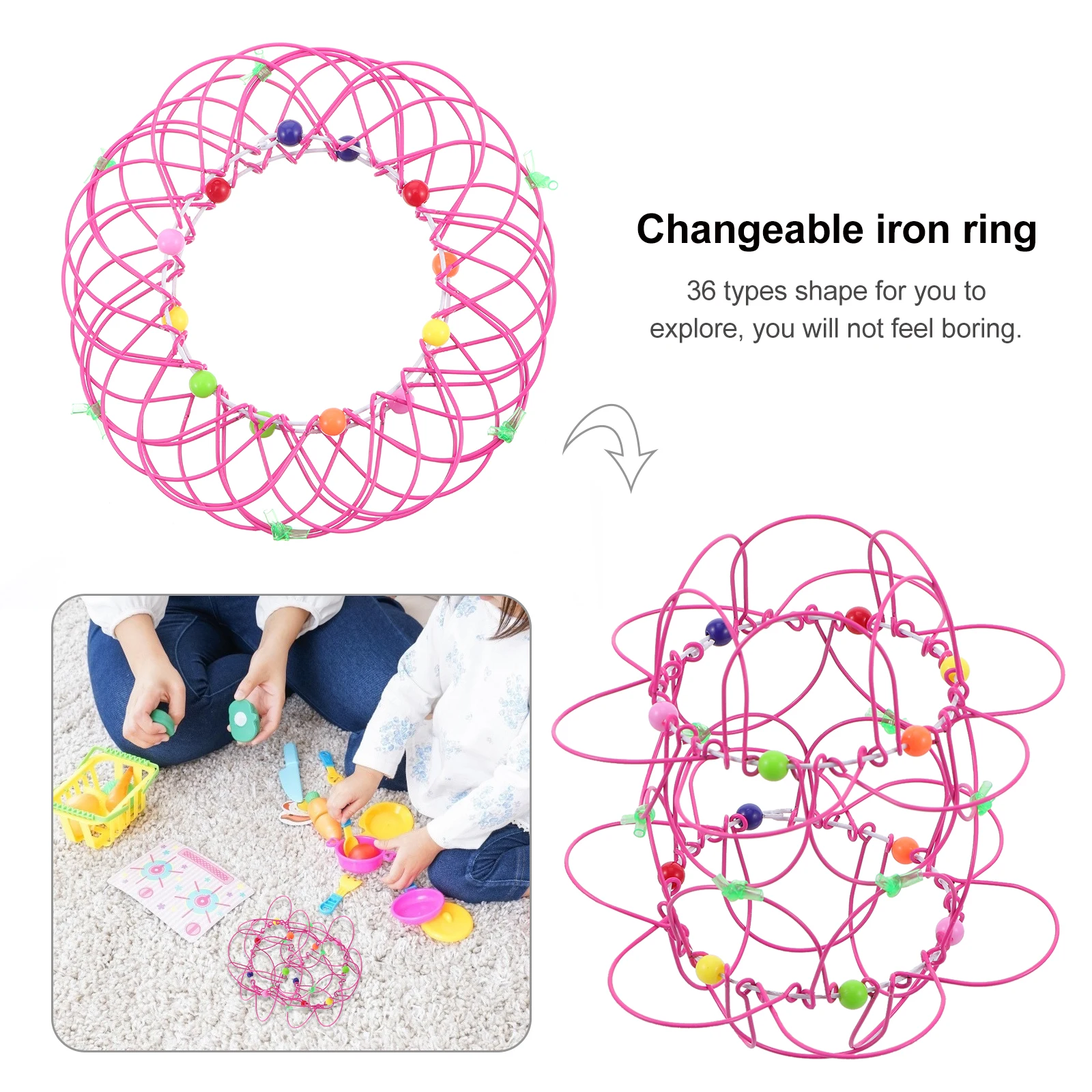 4 pezzi Mandala Cesto di fiori 36 tipi di puzzle Gioco educativo per bambini Antistress Rompicapo Puzzle