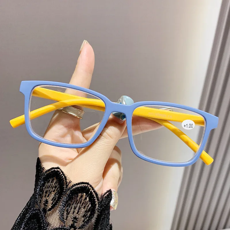 Ahora Colorful Reader Presbyopic Eyeglasses Frame Women Men Blue Light Blocking Reading Glasses With +1.0+1.5+2.0+2.5+3.0+3.5+4