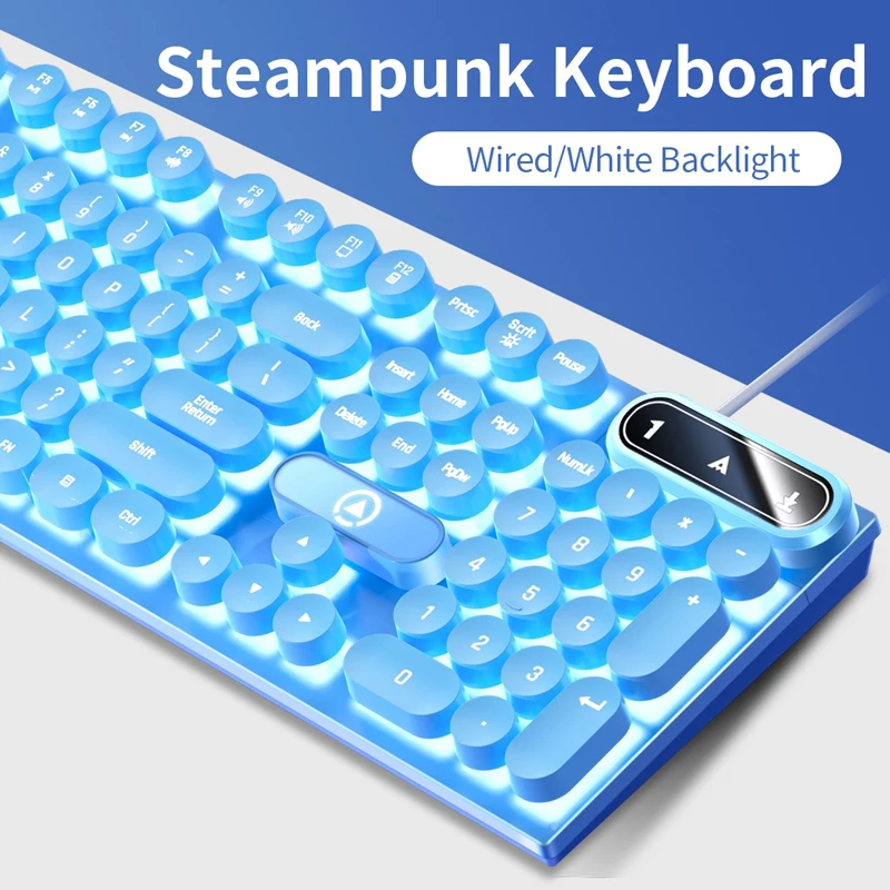 YINDIAO Keyboard Gaming Wired Laptop Desktops PC Computer Office Accessories Low Profile Gamer Keyboards With Numpad