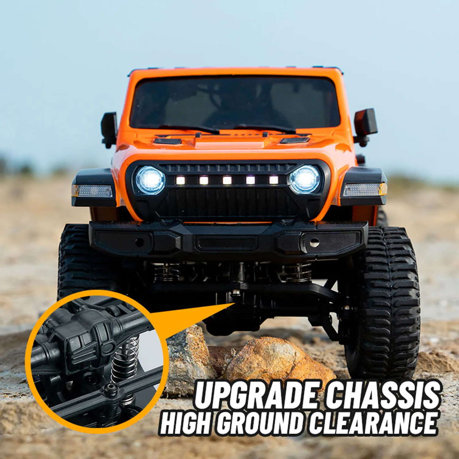 4x4 RCシミュレーションロッククローラーカーC8801 1:18 ワイヤレスコントロールオフロード車両RTRクローラー ブラシモーターESC LEDライト おもちゃ