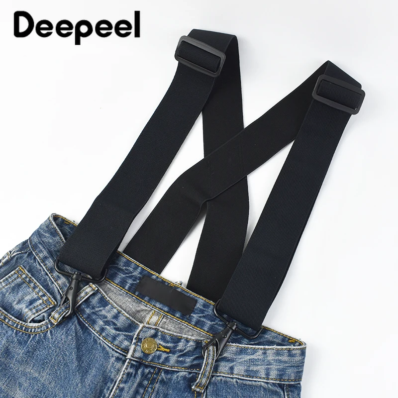 Men's 5cm Wide Adjustable Elastic Suspenders