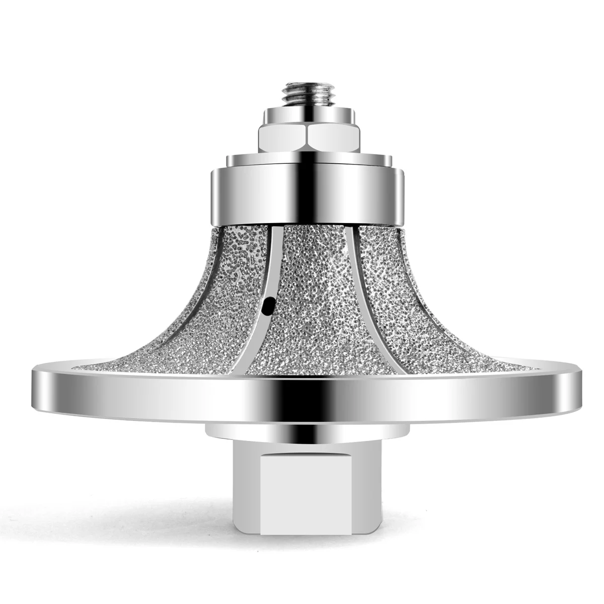 Imagem -02 - Bsrttool Diamante Vácuo Soldadas Mão Formada Rebolo b tipo 85 mm Tamanho Feito Granito Mármore Rebolo
