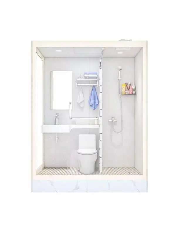 Integral shower room, bathroom Integrated wet and dry separation bathroom Hotel bath room Waterproof