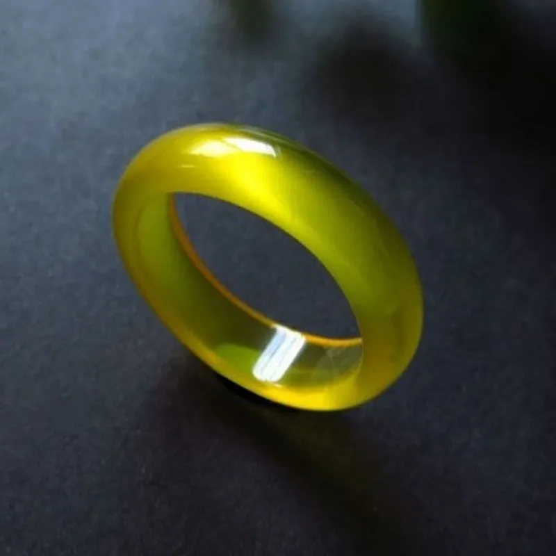 Natuurlijke Brazilië Chalcedoon Agaat Ring Hoge Ijs Jade Ring Ring Voor Vrouwen Mode Mode Sieraden Paar Ring Cadeau Ringen