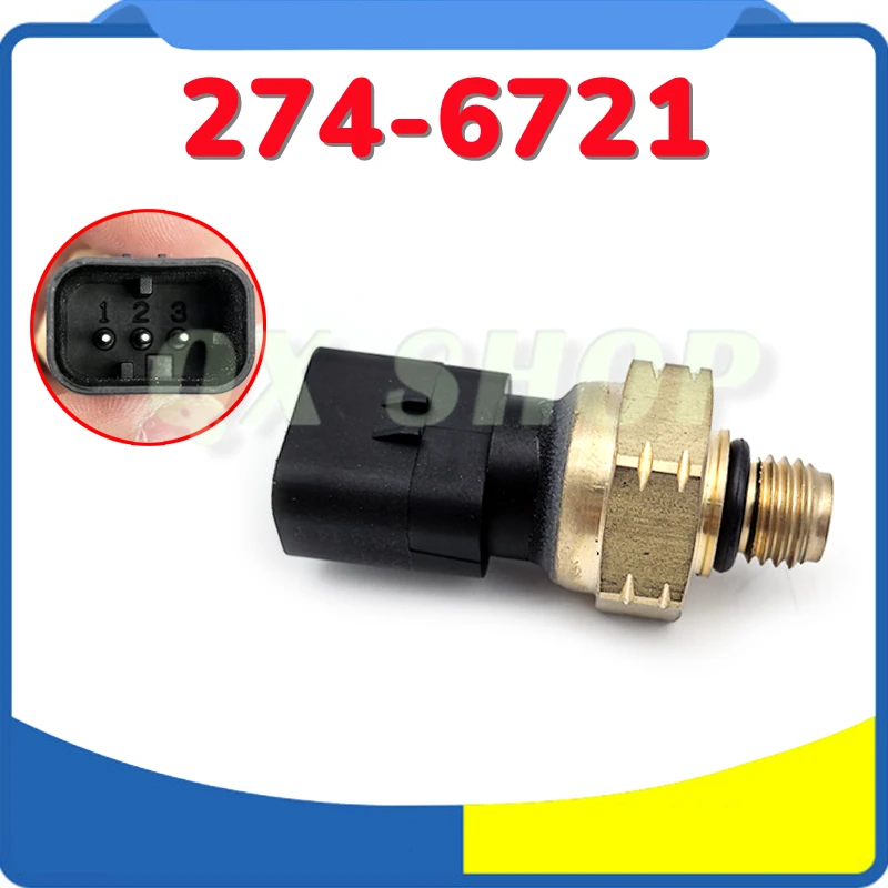 2746721 Suitable for Caterpillar CAT E320D/320GC/323/325D2 C6.4/C9 Perkins engine oil、fuel intake sensor 274-6721