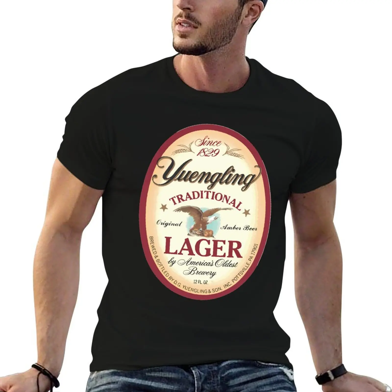 Official Merchandise yuengling lager \t T-Shirt graphics vintage t shirts man t shirt customs design your own men t shirt