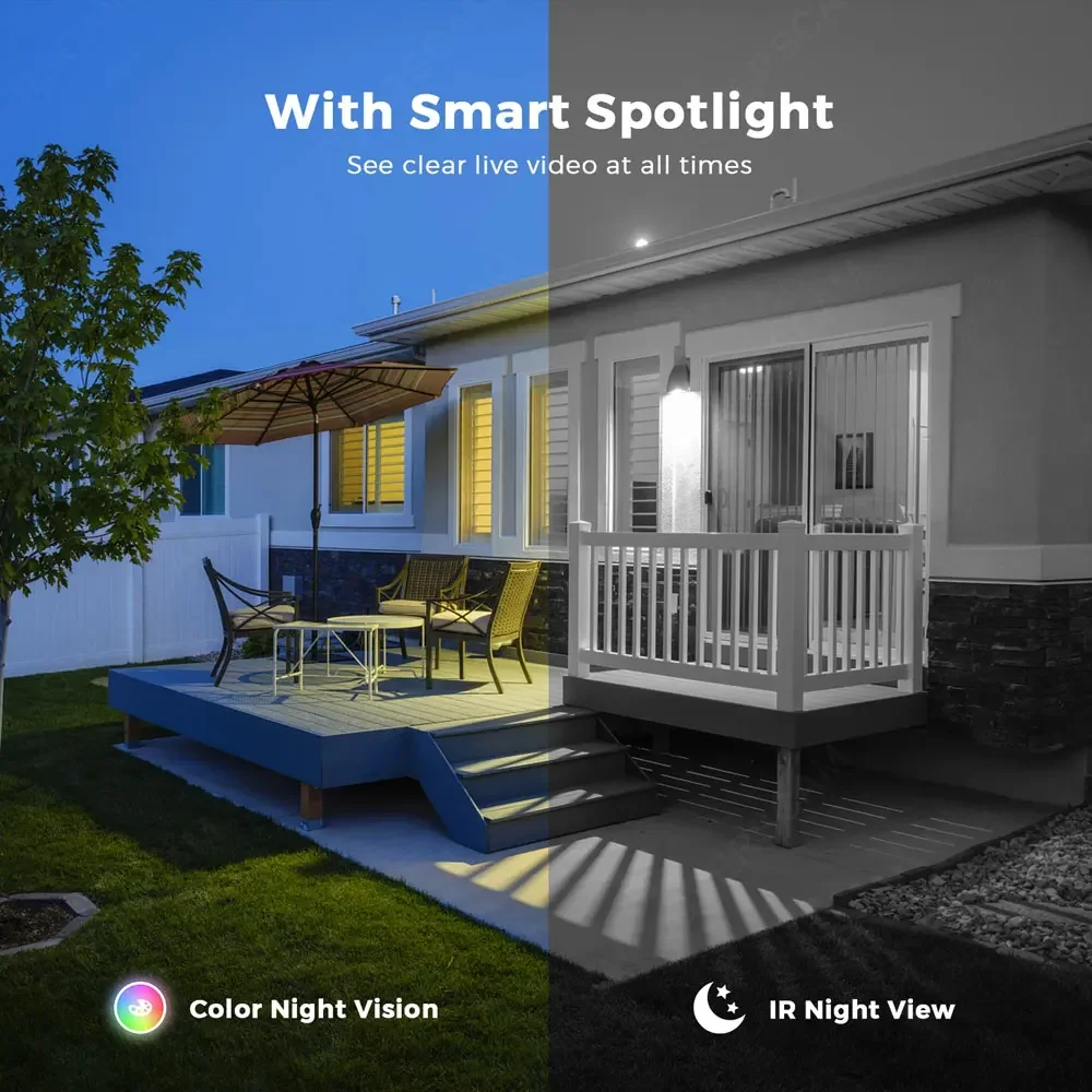 5MP Battery Solar Powered WiFi Wireless PTZ Outdoor PIR Human Detection Patrol PIR Security Surveillance FHD Camera Tuya Smart