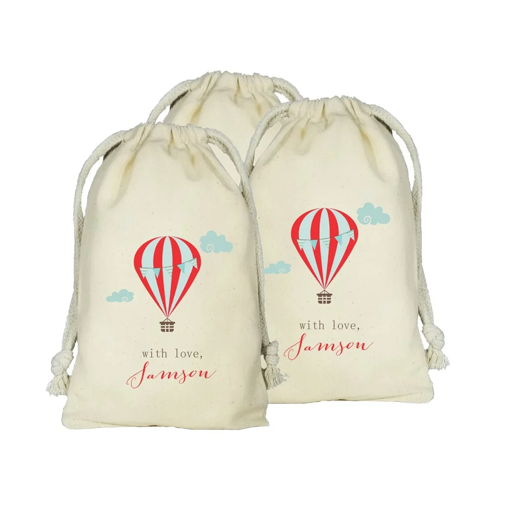 

25PCS Hot Air Balloon Party Favor Bags, Custom Favors, Up Up and Away Balloon Party Bags, Personalized Favor Bags, Hot Air Ballo