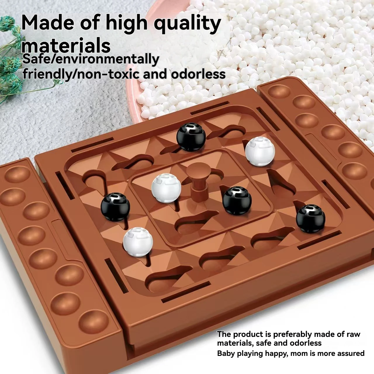 Orbital Logic Chess,One-Click Rotating Track,2 Player Strategy Board Game,Boosts Logic Thinking,Family Interactive Toy Kids Gift view 3