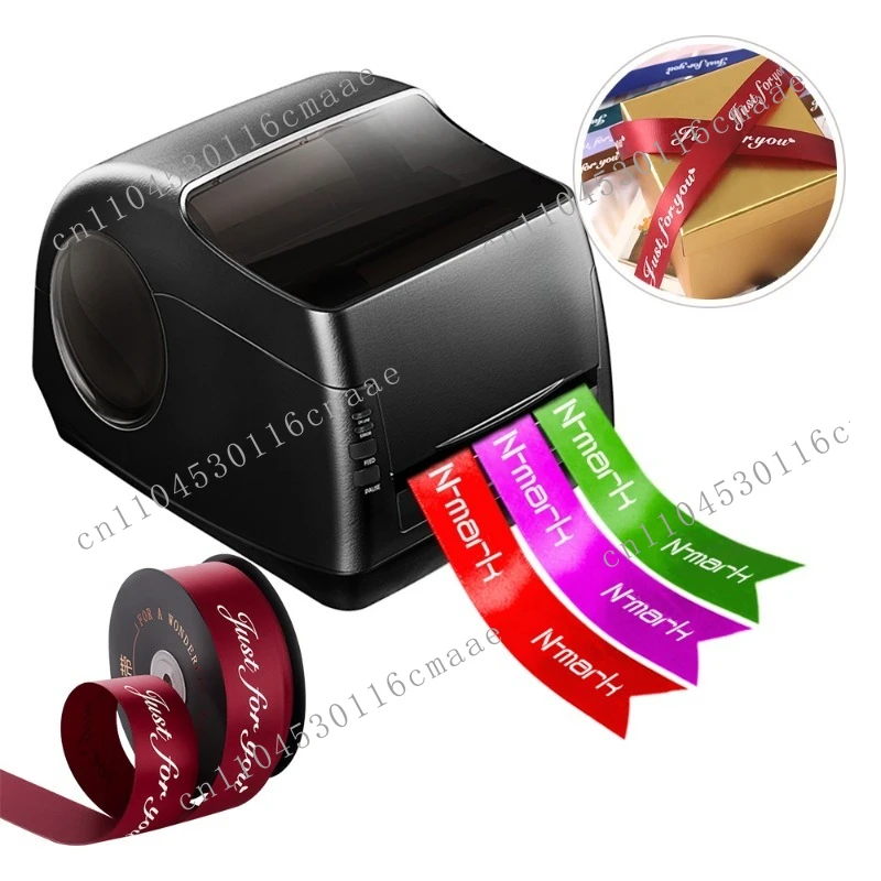 Multi-color Customized Solid Color Ribbon Design N Mark Digital Hot Pressing Foil Printing Ribbon Machine for Ribbon Printers