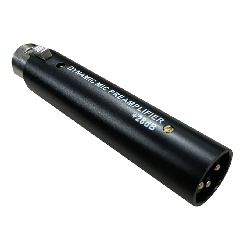 Предусилитель микрофона для DM1, усилитель микрофона с коэффициентом усиления 28 дБ для динамических и пассивных ленточных микрофонов