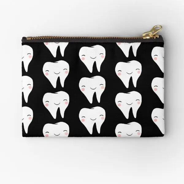 

Кармашки на молнии с надписью Happy Tooth для мужчин и женщин