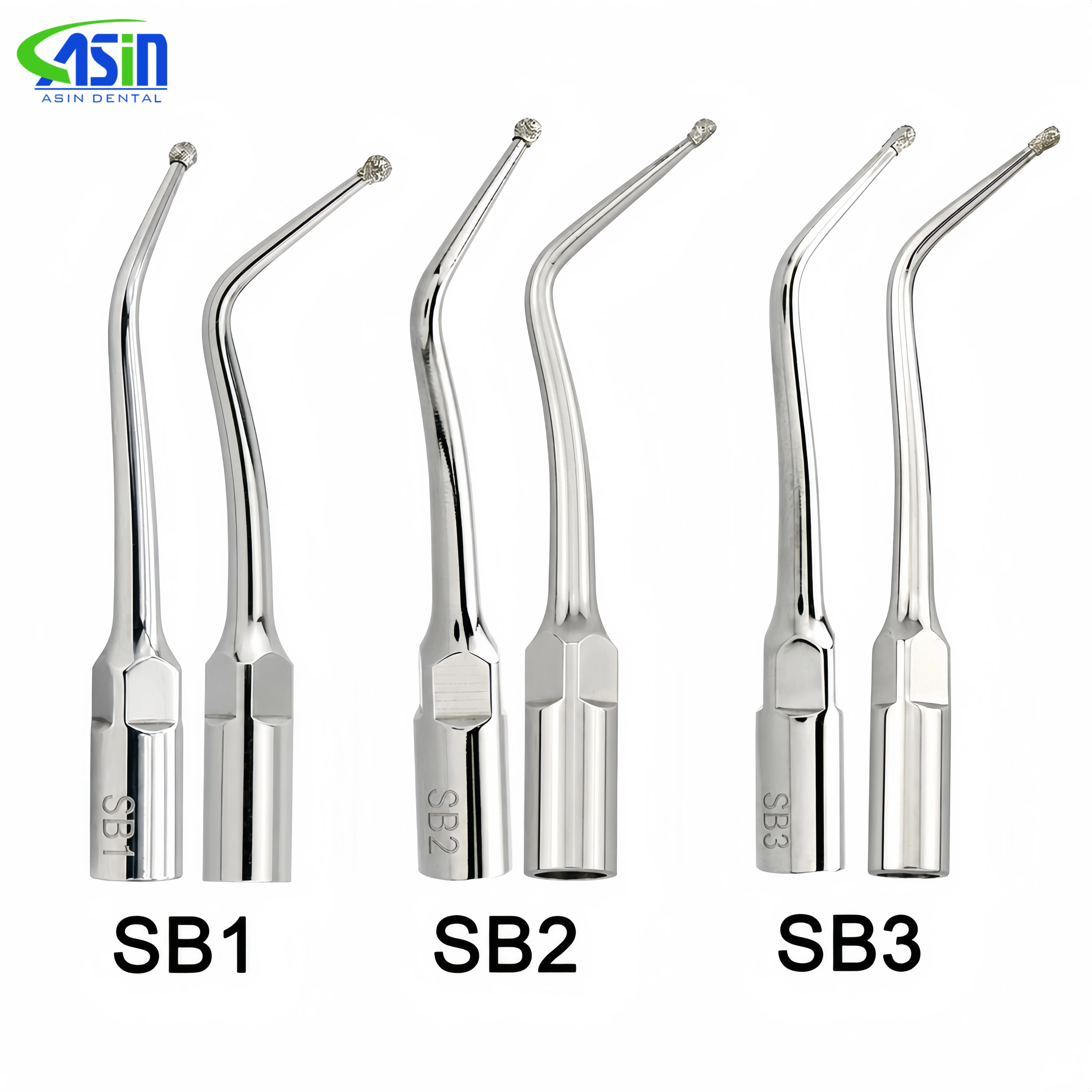 Dental Supplies Woodpecker Scaler Tips for Cavity Preparation, Compatible with EMS Mectron Ultrasonic Scaler Handpiece SB