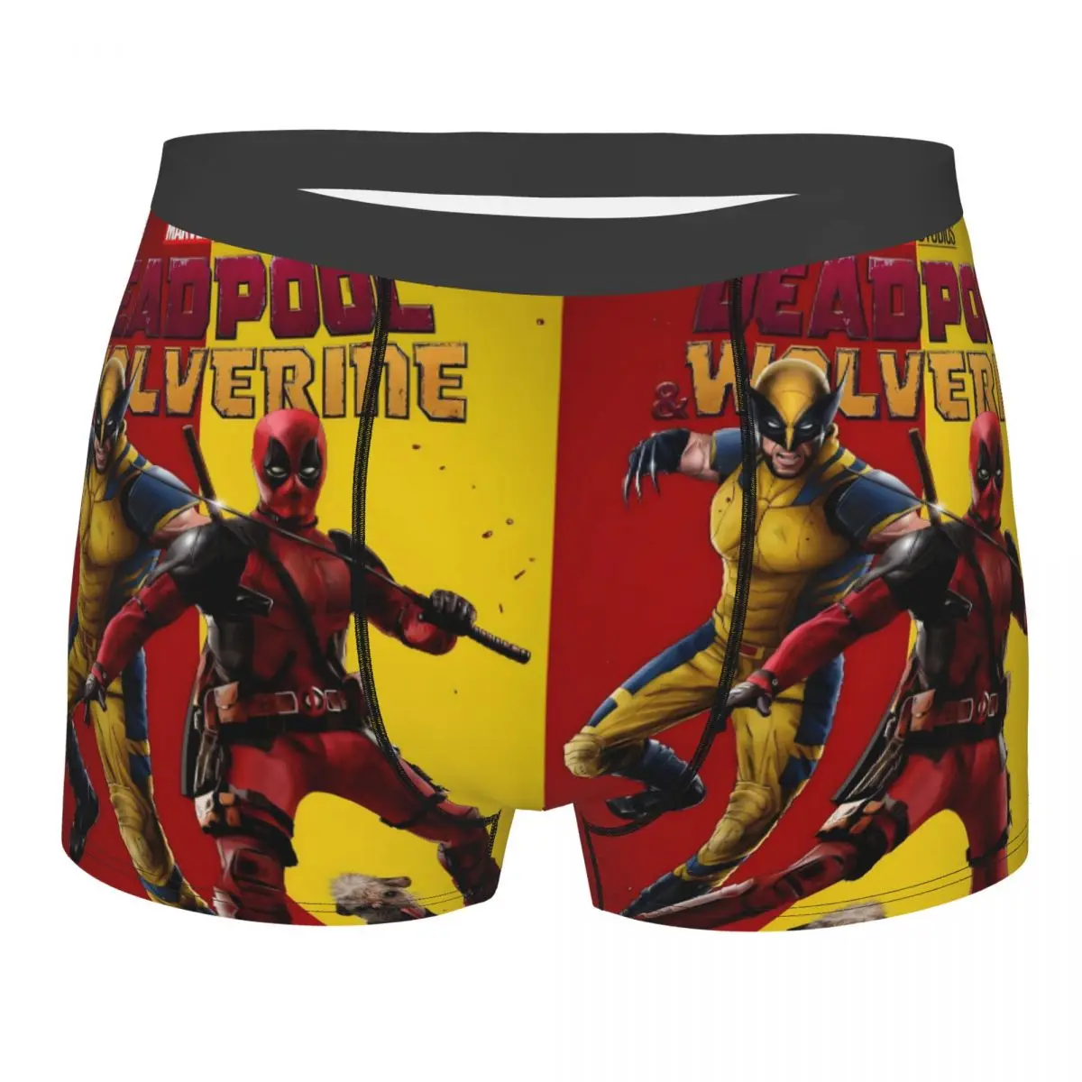 

Custom Male Novelty Deadpool Cool Underwear Funny Anime Cartoon Boxer Briefs Stretch Shorts Panties Underpants