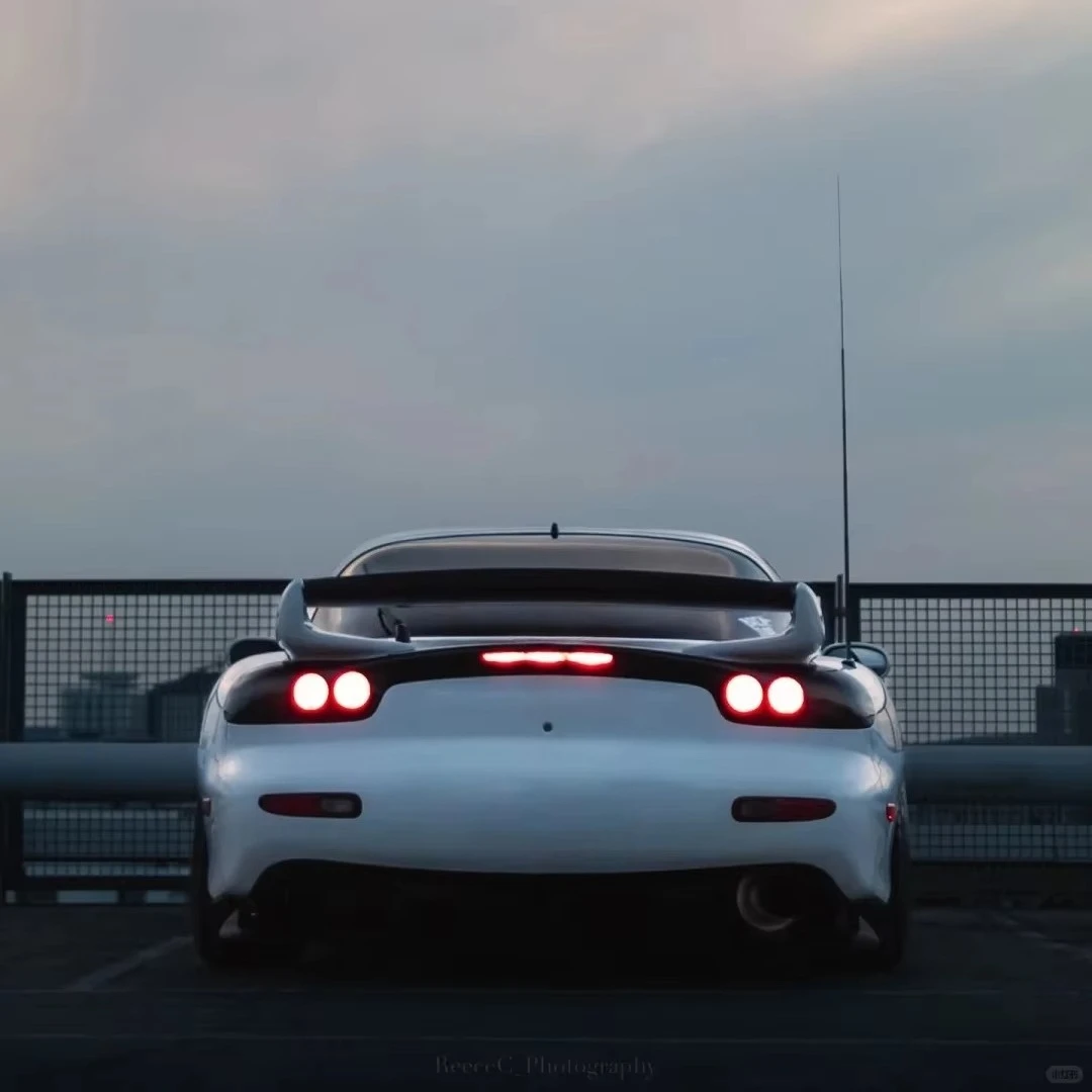 High Quality for MAZDA RX7 FD FD3S Kouki Carbon Fiber Rear Spoiler Wing 99 Spec