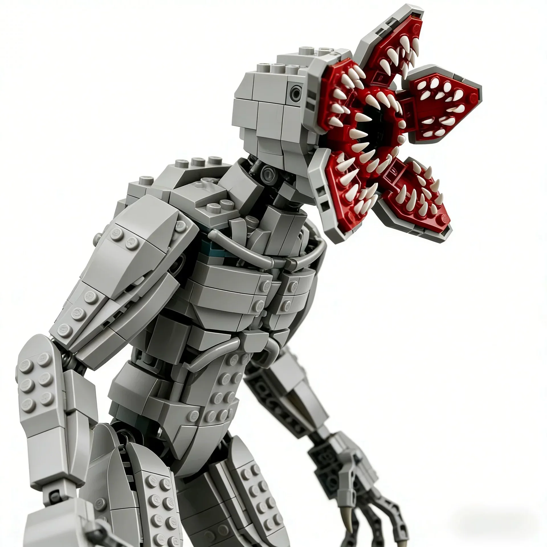 2026 New Series Demon Dog Demogorgon Carnivorous Plant Building Blocks Sci-Fi Thriller TV Play Monster Model Assembly Toys Gifts view 3
