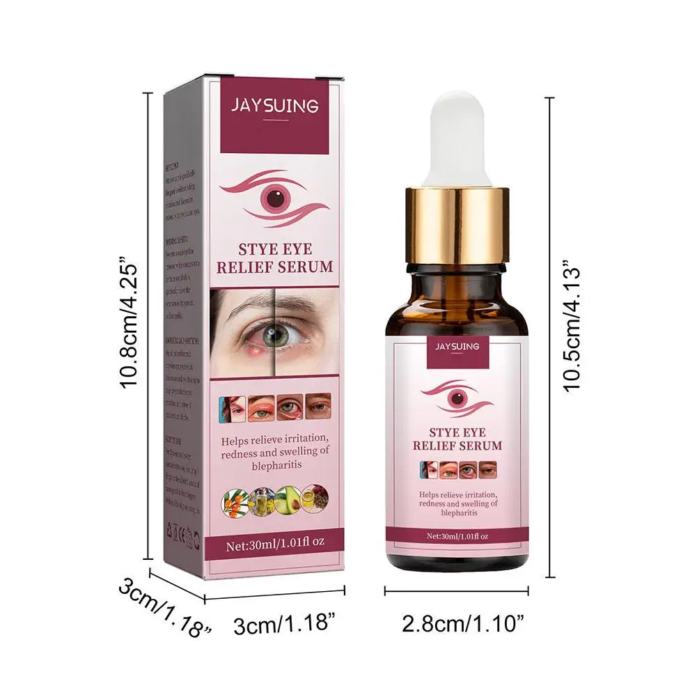 Stye eliminador de calazión ocular, tratamiento de blefaritis para párpados, suero de alivio ocular Stye para Stye, Chalazion y blefaritis