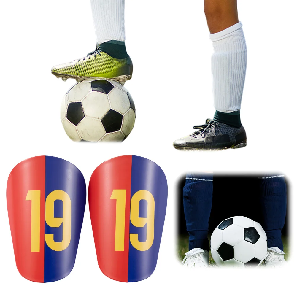 1 Pair Mini Soccer Shin Guards Lightweight Protective Equipment Shin Guards Soccer Miniature Shin Guards for Kids Youth Adults