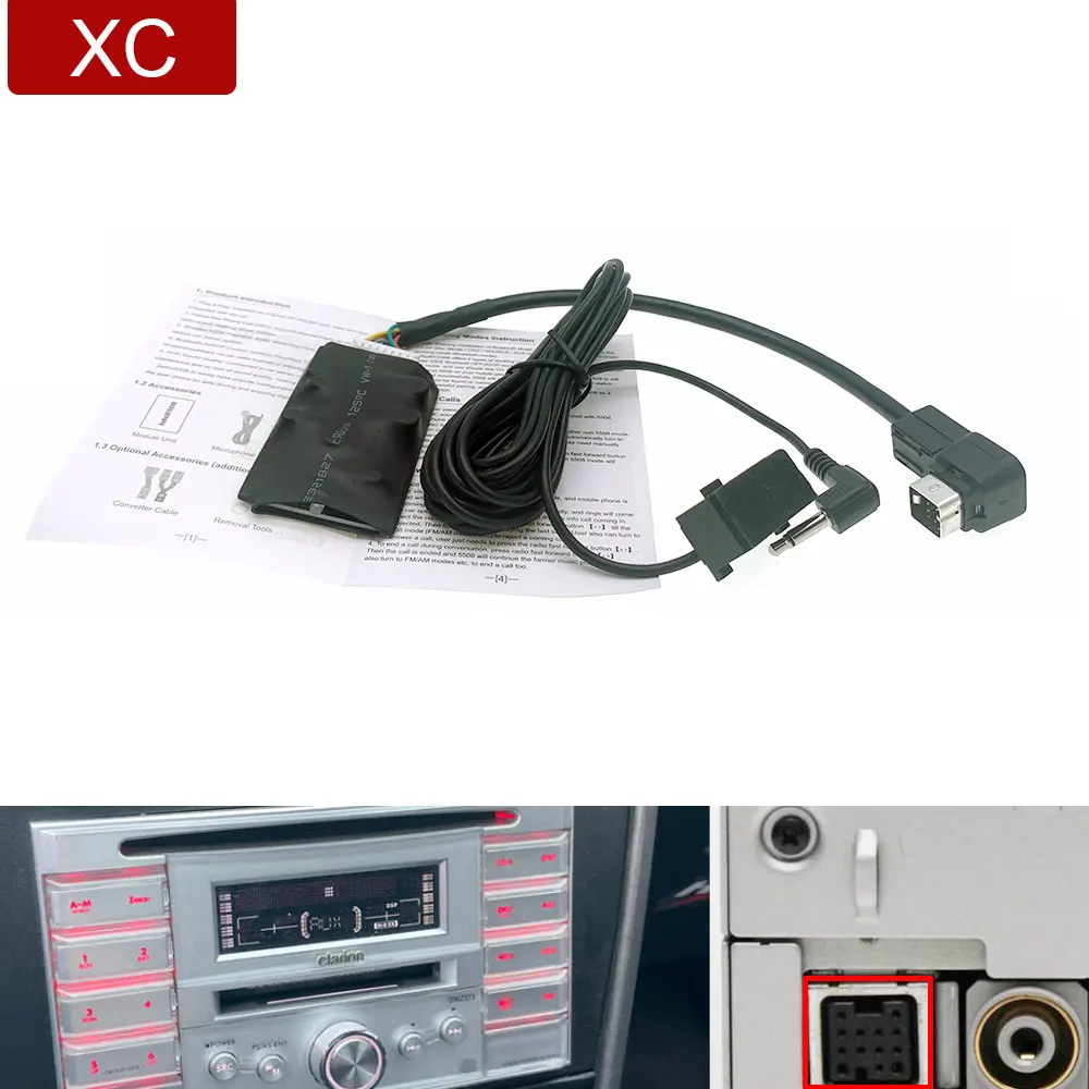 

Car Radio Bluetooth 5.0 Digital Music Changer Adapter Cable for Suzuki Swift Jimny Vitara Sx4 with Ce-NET fit Clarion Head unit