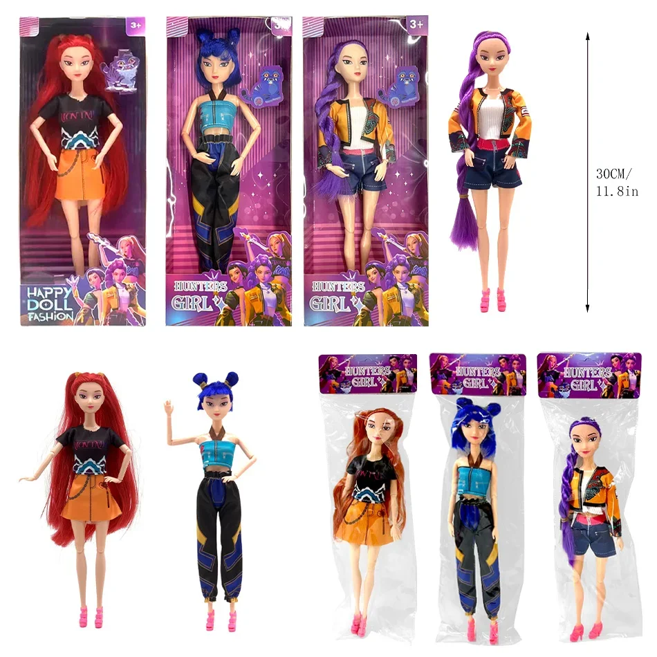 جديد ألعاب الدمى Kpop شيطان الصيادين عمل الشكل لعبة رومي ميرا زوي جميلة الأميرة طفلة الدمى البلاستيك لتقوم بها بنفسك لعبة للفتيات