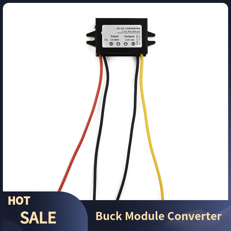 Regulator Switch Moistureproof Step Down Switching 15V-72V To 12V 2A 24W DC-DC Step Down Buck Converter Power Supply Module