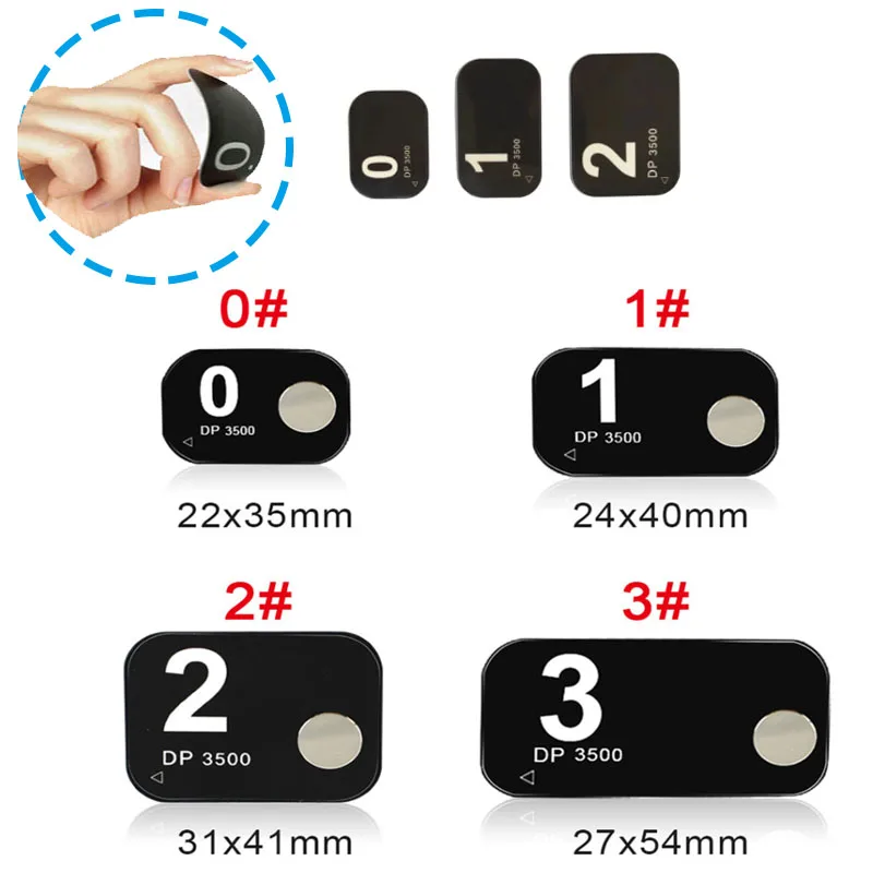 Digital Image Plate Dental X-ray PSP Scanner Plate/X RaySensor Phosphor Plate/0# 1# 2# 3# Imaging Plate With Magnetic & Without