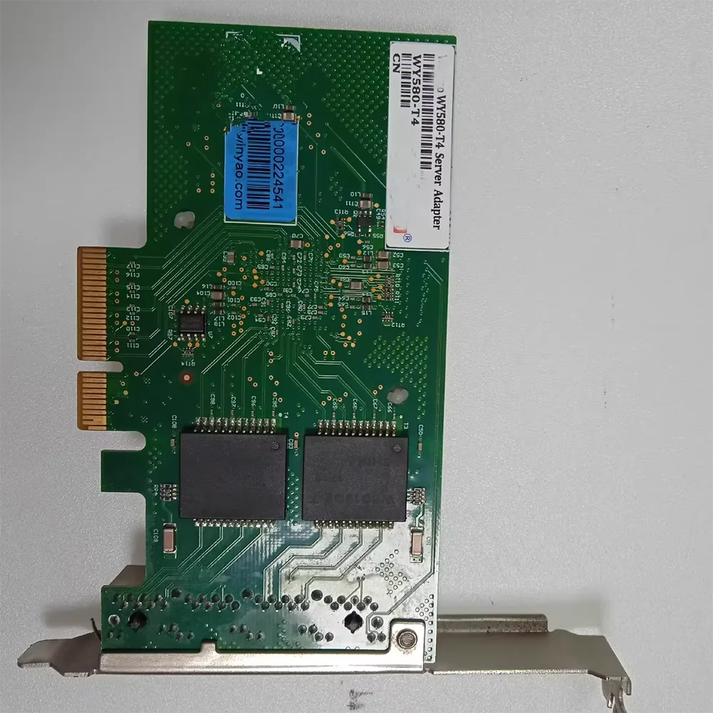 Gigabit net-work card With four Electrical Ports WY580-T4 PCI-E X4